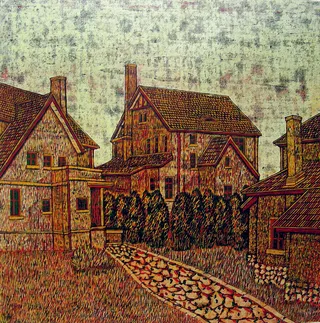 农庄 版画图片