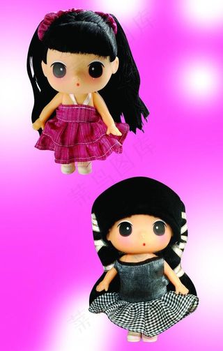 可爱的迷糊娃娃图片