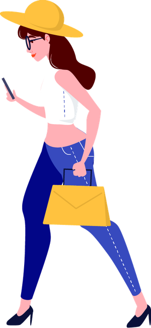 扁平插画小人物扁平人物参考 插画人物考酮小人素材 扁平插画 小孩 大人 (279)