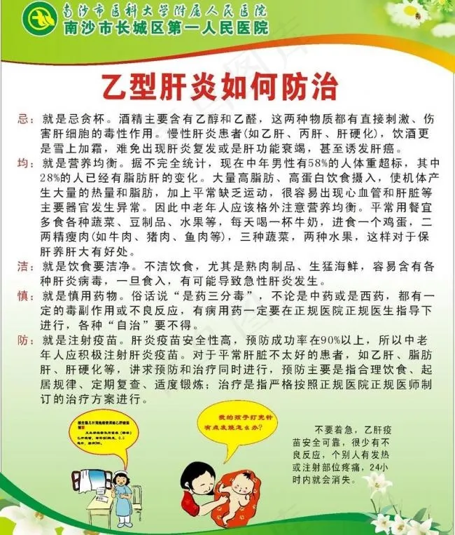 乙型肝炎图片cdr矢量模版下载