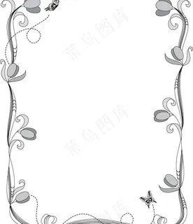 花蝴蝶相框图片
