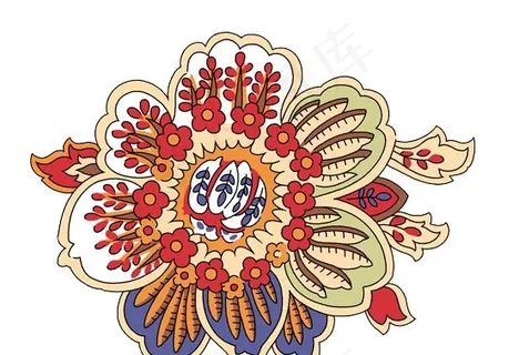 传统花纹PSD素材