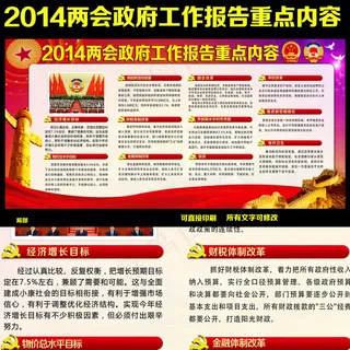 2014年两会李克强*工作报告宣...