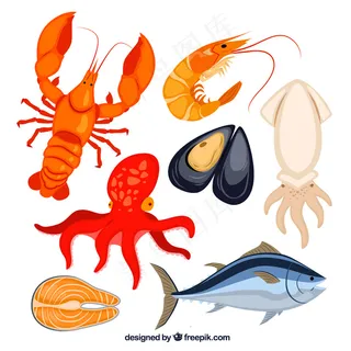 卡通海洋生物 卡通海洋生物