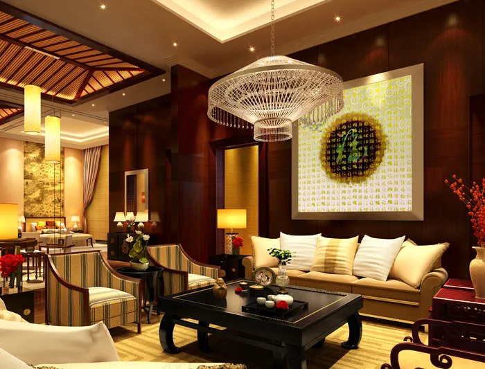 室内设计图片 客厅沙发背景墙