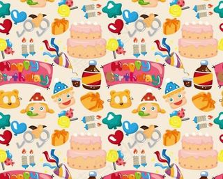 卡通背景 生日背景图片