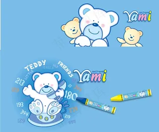 丫米熊卡通图片