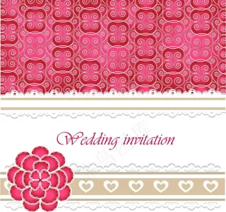 婚礼邀请卡图片