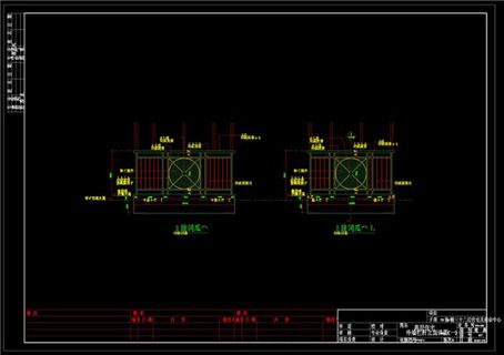 城市规划立面CAD图纸