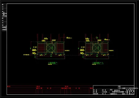 城市规划立面CAD图纸