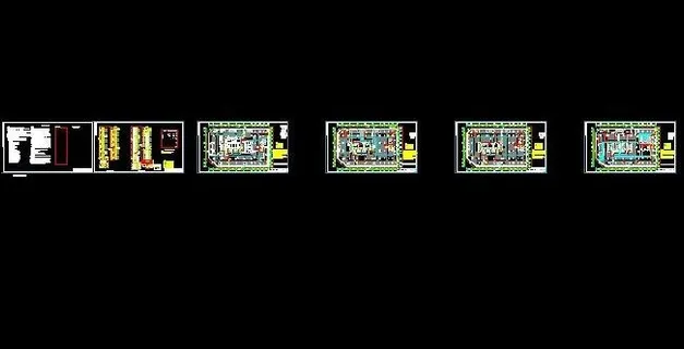 北京某办公楼视频监控系统平面设计图
