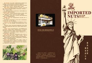 干果三折页