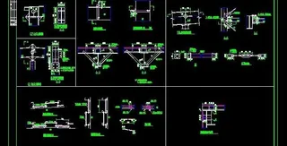 单层单跨带吊车厂房设计图