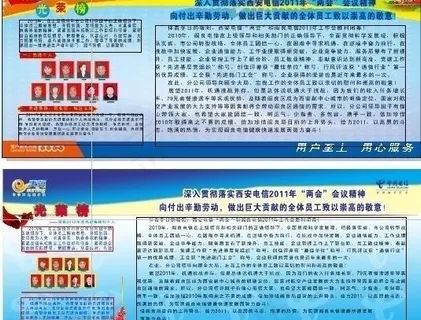 电信展板图片