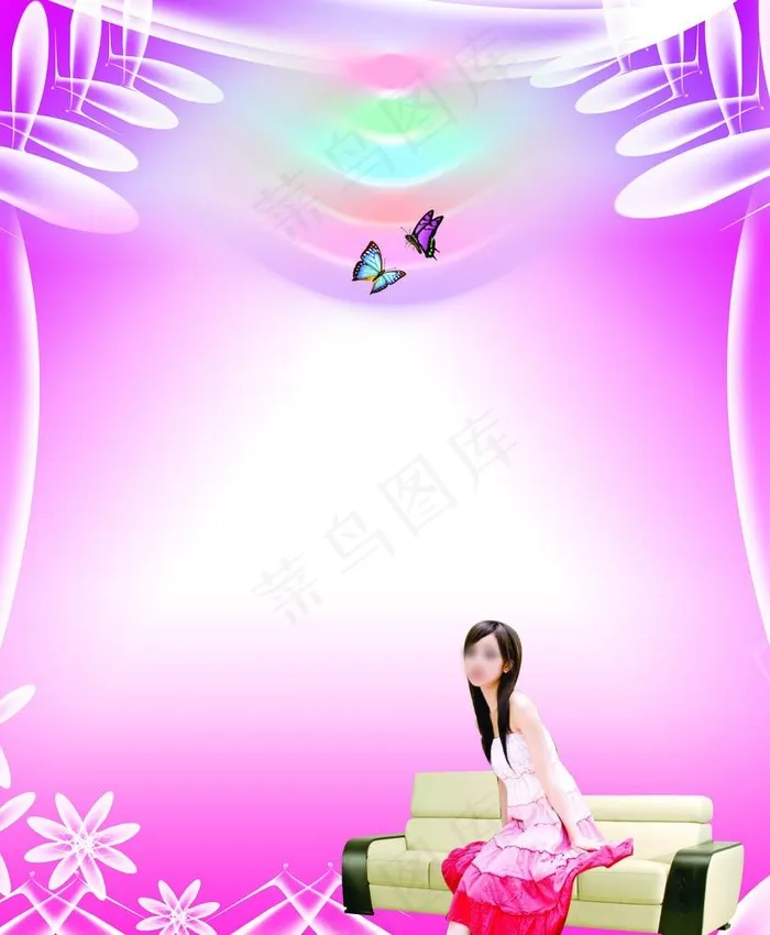 甜美温馨背景(3780X4724(DPI:120))psd模版下载