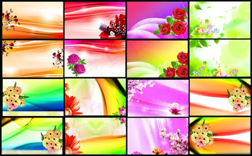 绚彩婚庆名片卡片设计PSD素材