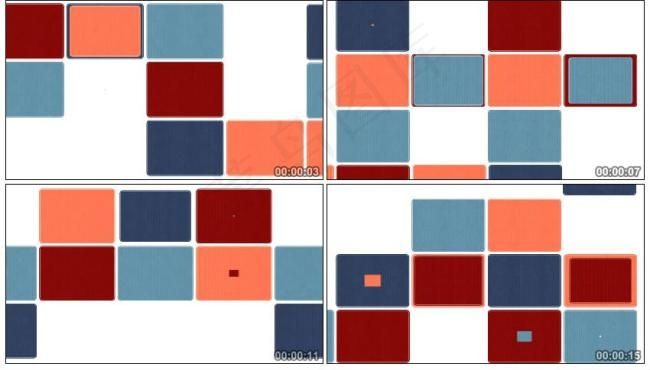 方块动态视频背景素材视频素材