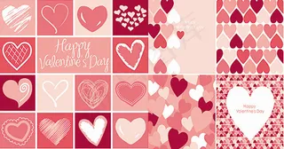 情人节快乐矢量素材图