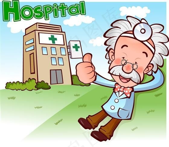 医院医生护士卡通矢量素材 ai格式...