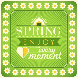 雏菊的春天激励卡