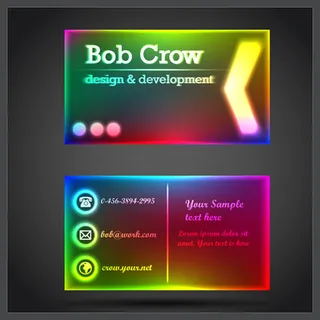 炫彩名片版式