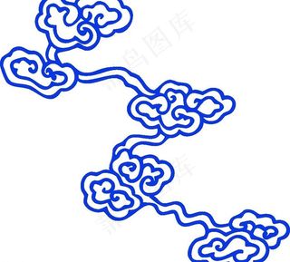 青花瓷图案 云纹