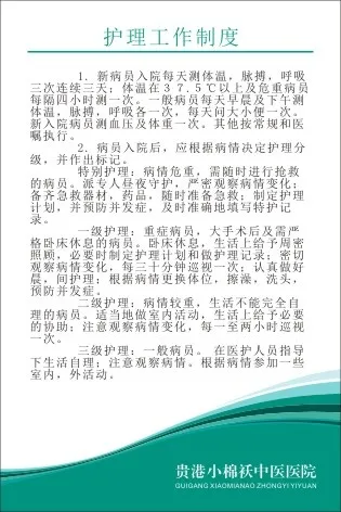 小棉袄中医院制度32cdr矢量模版下载