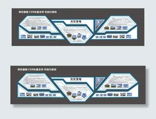 异形展板 学校 文化墙设计