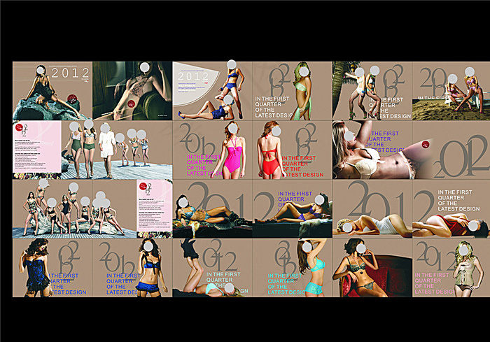 内衣画册图片(570X210)cdr矢量模版下载