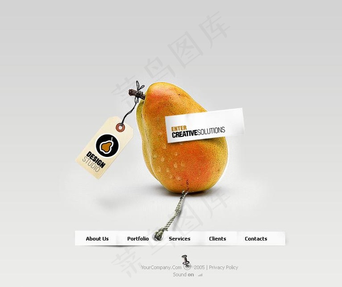 网页创意设计图片psd模版下载