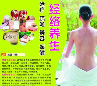 经络养生海报