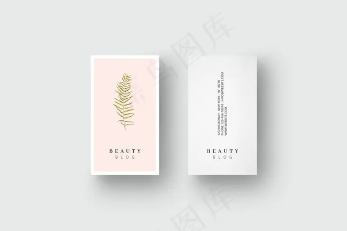简约极致自然nature创意名片设计
