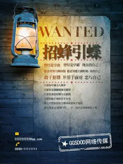 创意复古招聘模板