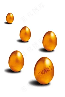 高清黄金蛋PSD素材 高清黄金蛋PSD素材