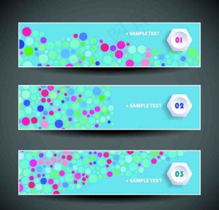 唯美动感的淘宝标签素材