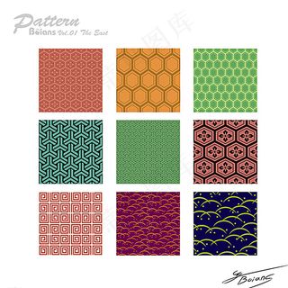 中国风传统 花纹背景图片