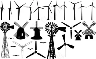 矢量风车