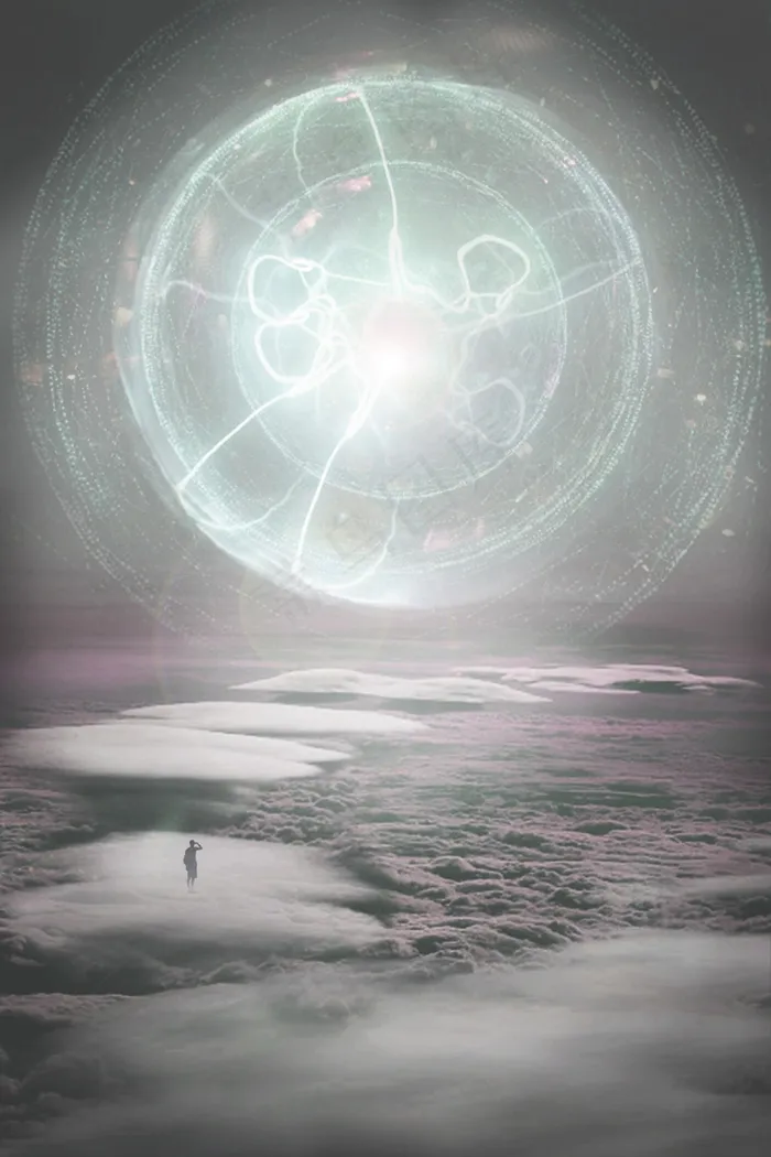高空云层球体(1400X2100(DPI:300))psd模版下载