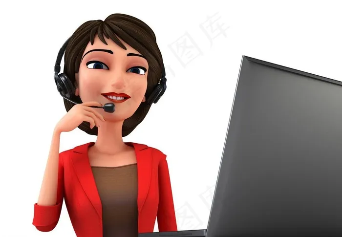 3d商务女士图片