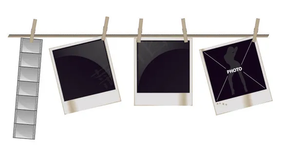 矢量素材电影元素黑白设计