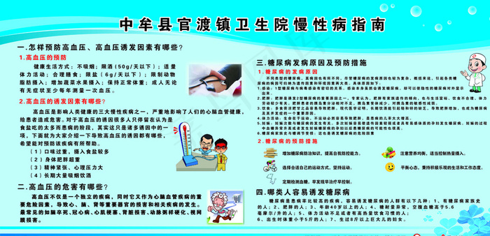 慢病指南图片psd模版下载