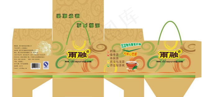 茶包装设计图片模板下载设计 茶cdr矢量模版下载