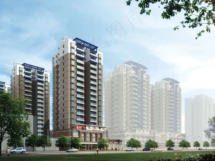 楼盘效果图图片