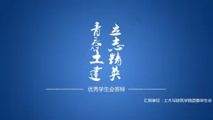 动态学生会答辩精品ppt预览图