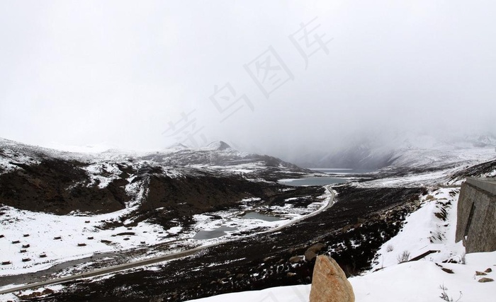 米拉山口图片