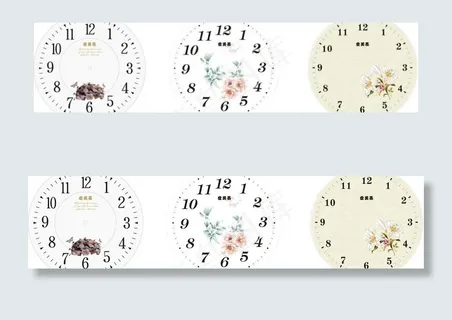 欧式钟盘画面图片