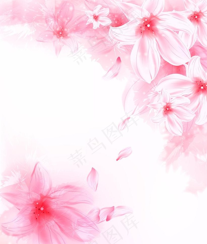 粉色花朵