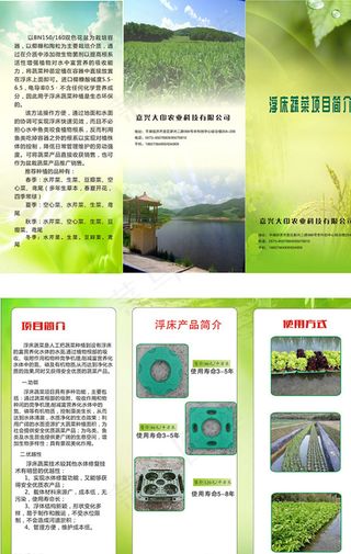 农产品三折页图片