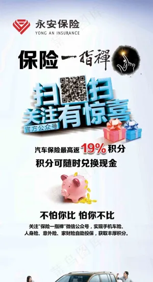 永安保险一指禅宣传海报