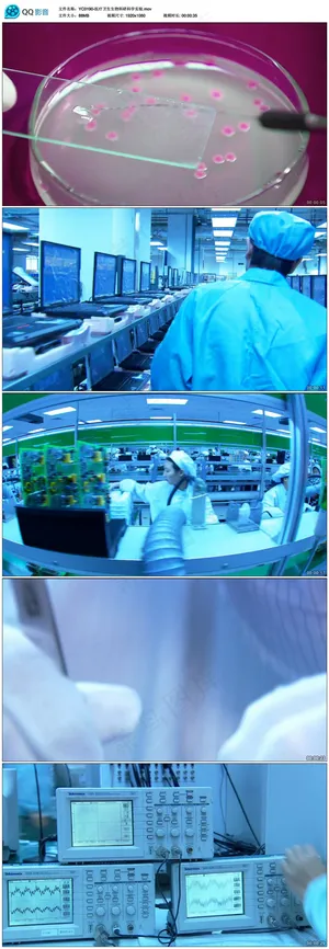 医疗卫生生物科研科学实验视频